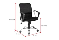 Kancelářská židle ZITA Q-078