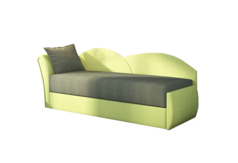 Разтегателен диван RICCARDO, 200x80x75, тъмно зелено + светло зелено, ляво