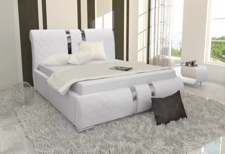 Тапицирано легло DINA с матрак, 140x200
