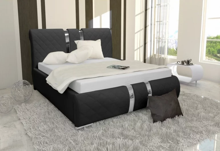 Тапицирано легло DINA с матрак, 200x200