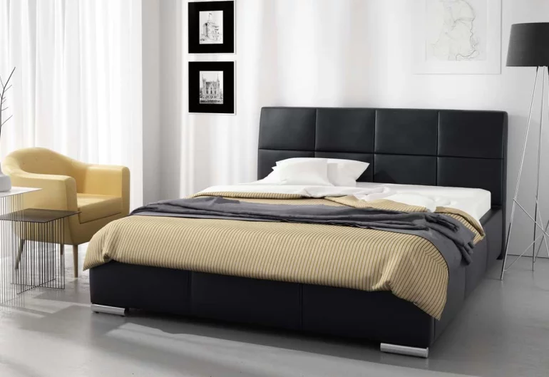 Тапицирано легло MONICA с матрак, 140x200