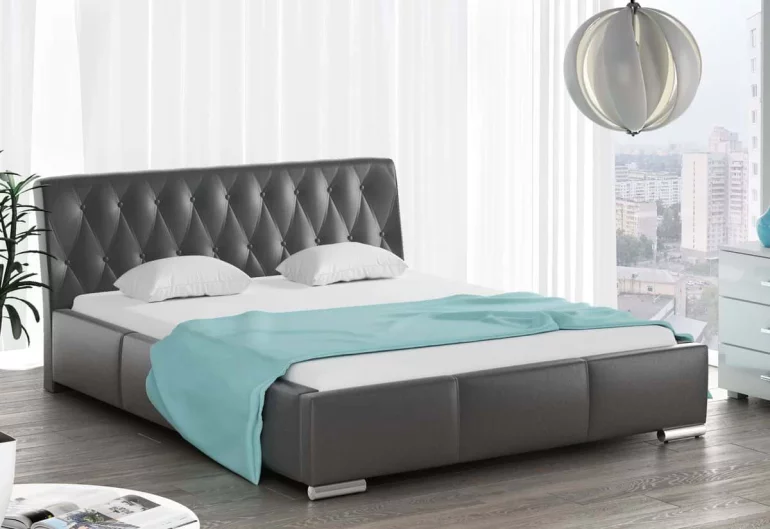 Тапицирано легло NYSA с матрак, 160x200
