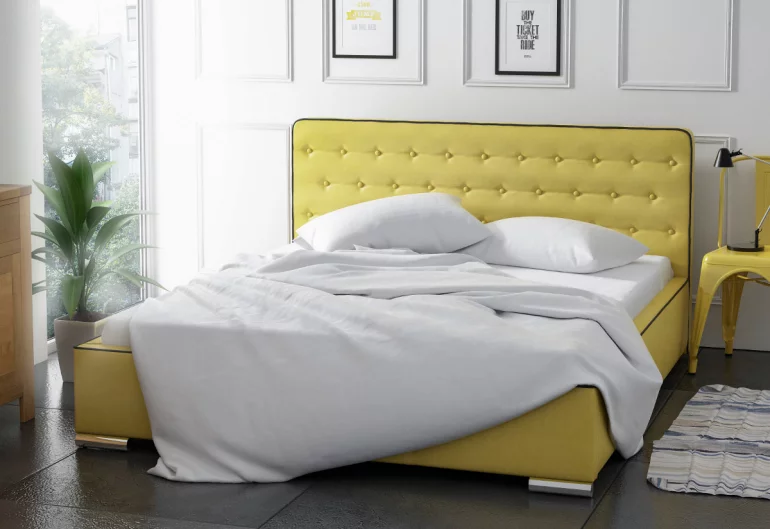Тапицирано легло TRONSO с матрак, 160x200