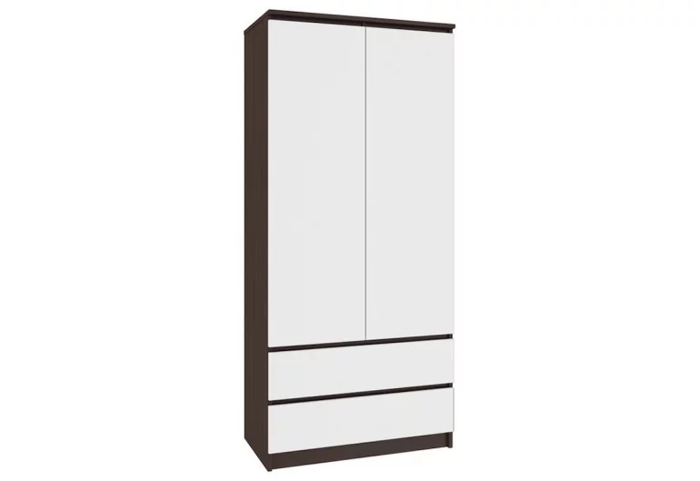 Шкаф ARIVA S90, 90x180x51, венге/бяло
