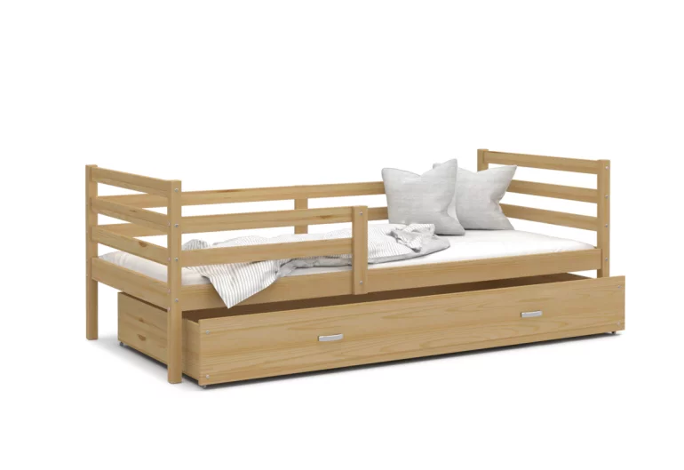 Дървено Детско легло RACEK P + матрак + решетка БЕЗПЛАТНО, масив, 190x80, бор
