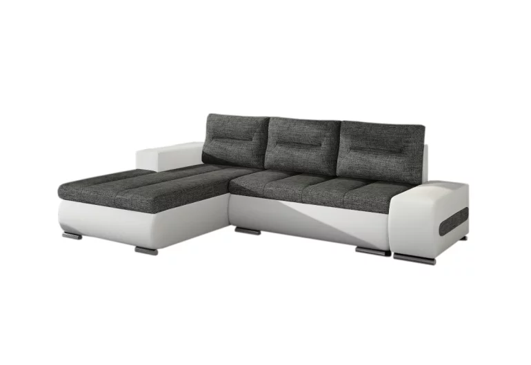 Ъглов разтегателен диван ATAVIA, 275x85x180, sawana 05/soft 17, ляв ъгъл