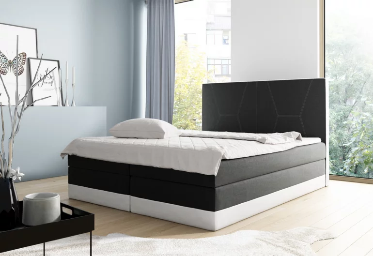 Тапицирано легло SNAKE + топер, 120x200, inari 100/soft 17
