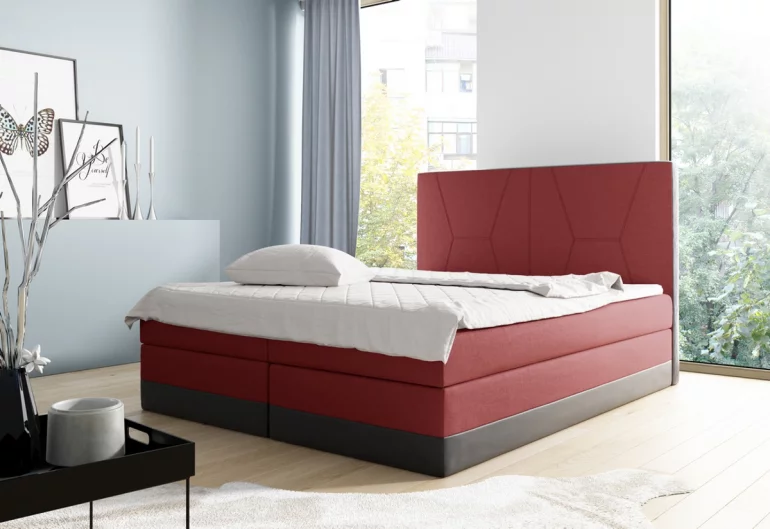 Тапицирано легло SNAKE + топер, 140x200, inari 60/soft 11