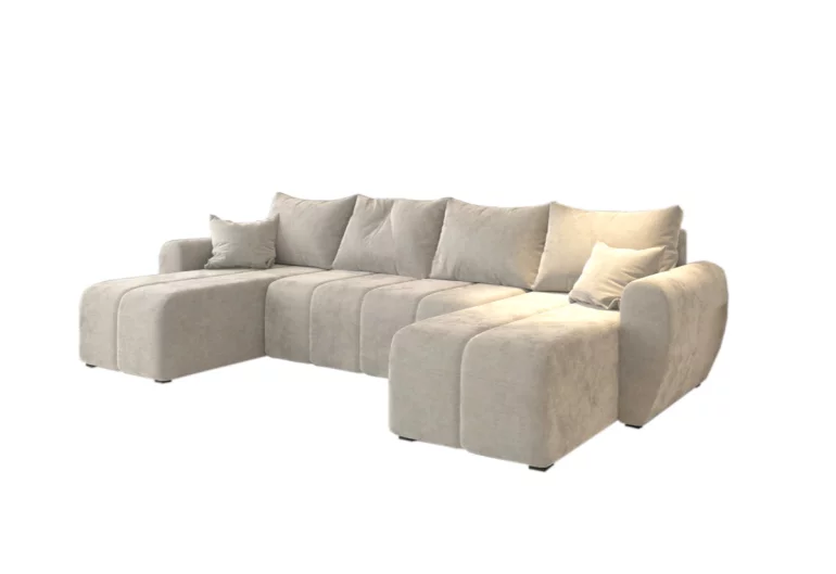 Разтегателен диван в П-образна форма MOLISA