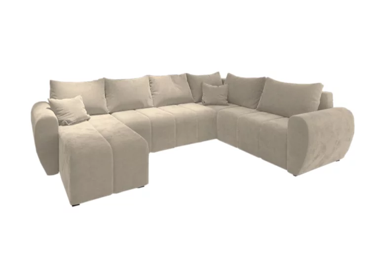 Разтегателен диван в П-образна форма MOLISA 2