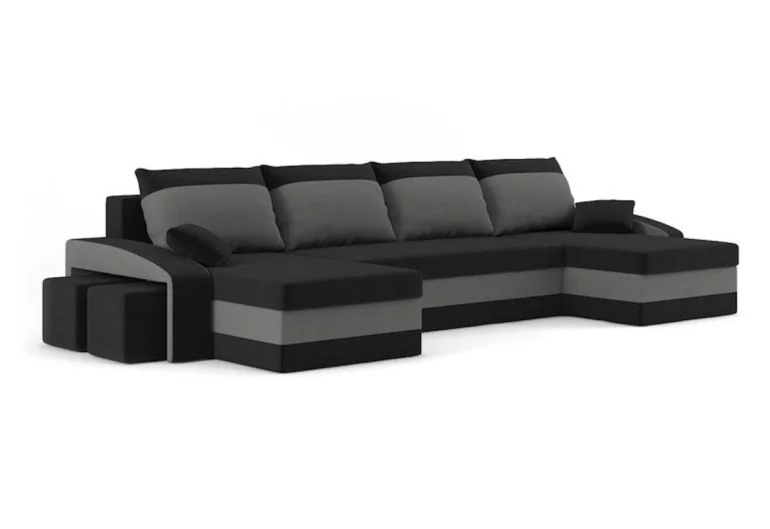 Разтегателен диван в П-образна форма EVELYN 3